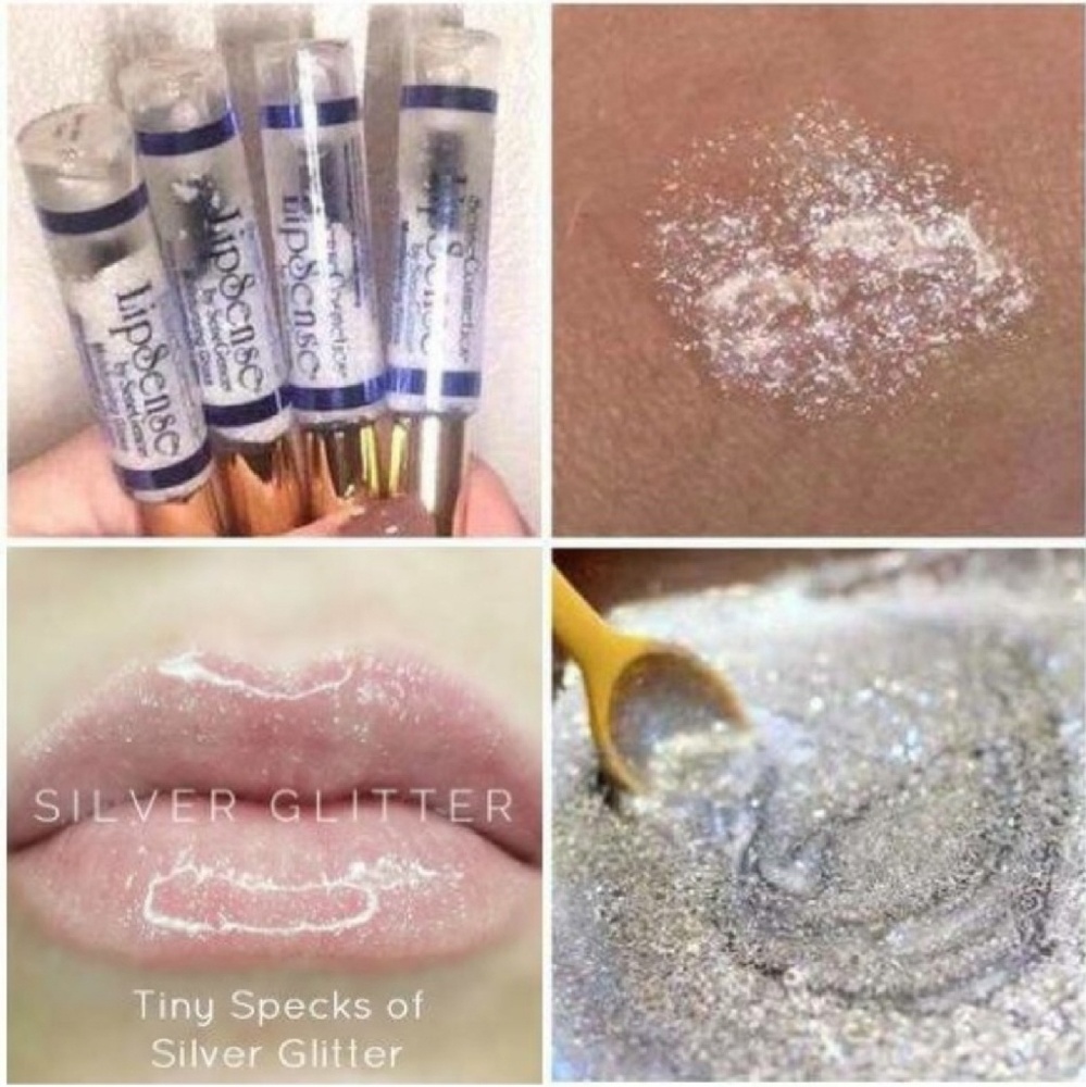 Silver Glitter Gloss